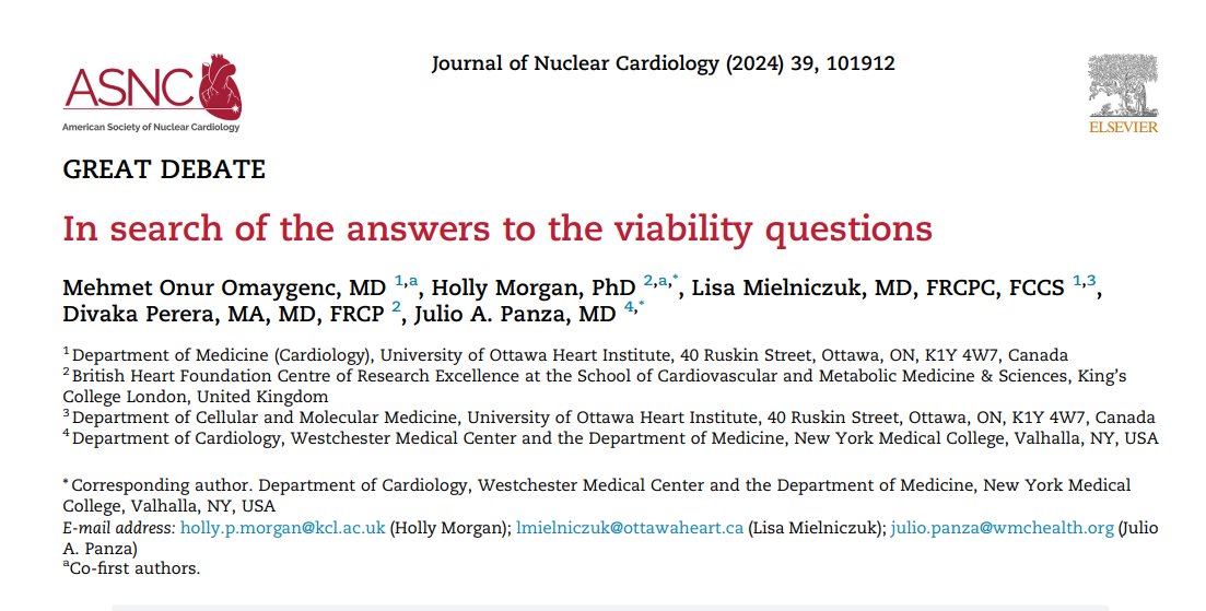 Panithaya Chareonthaitawee MD (@panithayac) on Twitter photo Hot off the press—check out the JNC Viability Great Debate! 🎉 This is the first paper of this category for the journal’s new editorial team, and it's a great read on a vexing topic! Stay tuned for more great debates! <a href="/divaka_perera/">Divaka Perera</a> <a href="/sanjaydivakaran/">Sanjay Divakaran</a> <a href="/SinghVasvi/">Vasvi Singh</a> <a href="/JNCjournal/">Journal of Nuclear Cardiology</a> Hot off the press—check out the JNC Viability Great Debate! 🎉 This is the first paper of this category for the journal’s new editorial team, and it's a great read on a vexing topic! Stay tuned for more great debates! <a href="/divaka_perera/">Divaka Perera</a> <a href="/sanjaydivakaran/">Sanjay Divakaran</a> <a href="/SinghVasvi/">Vasvi Singh</a> <a href="/JNCjournal/">Journal of Nuclear Cardiology</a>