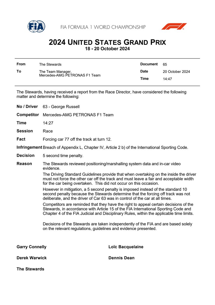 FIA tweet media