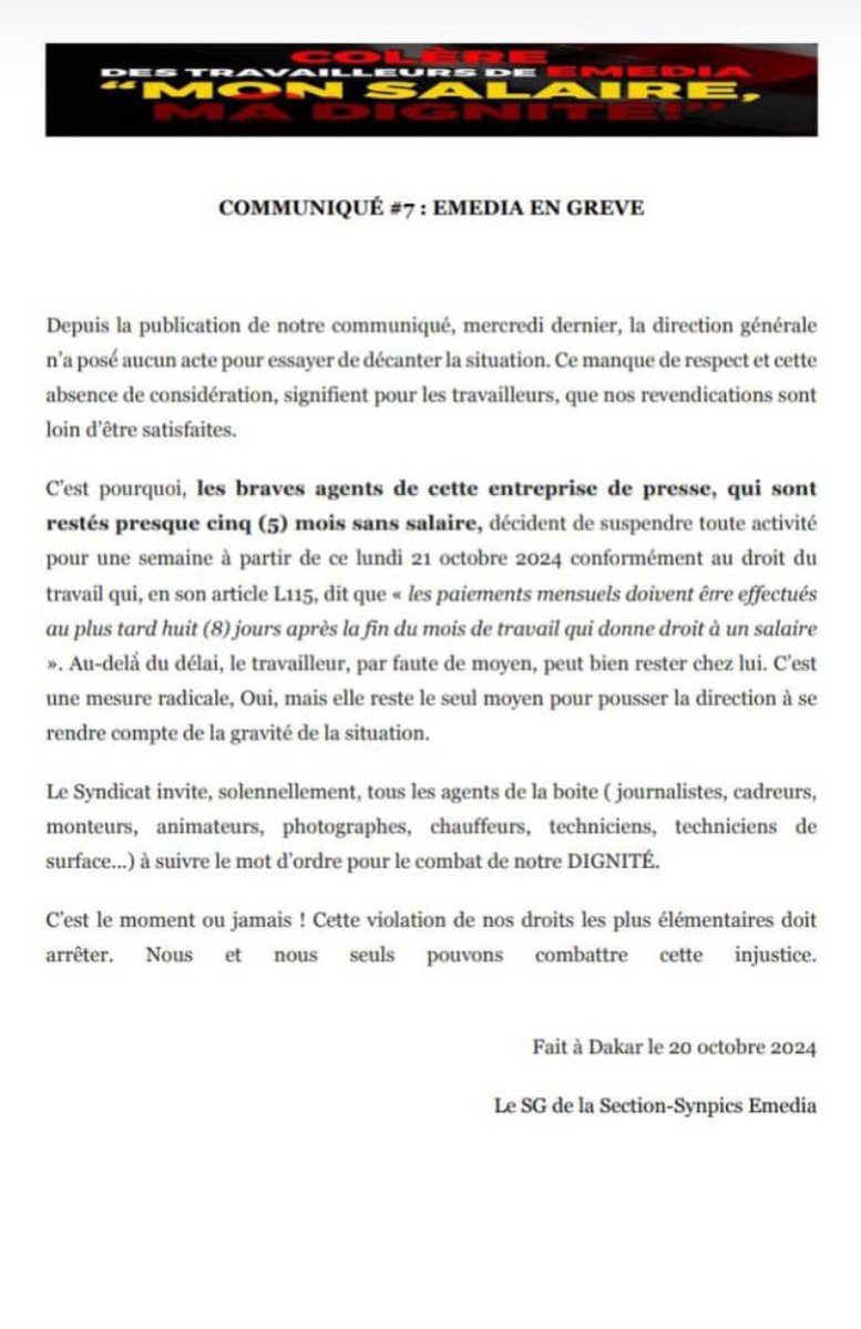 Je vous témoigne tout mon soutien mes chers. Vivement que cette situation change 🙏🏿