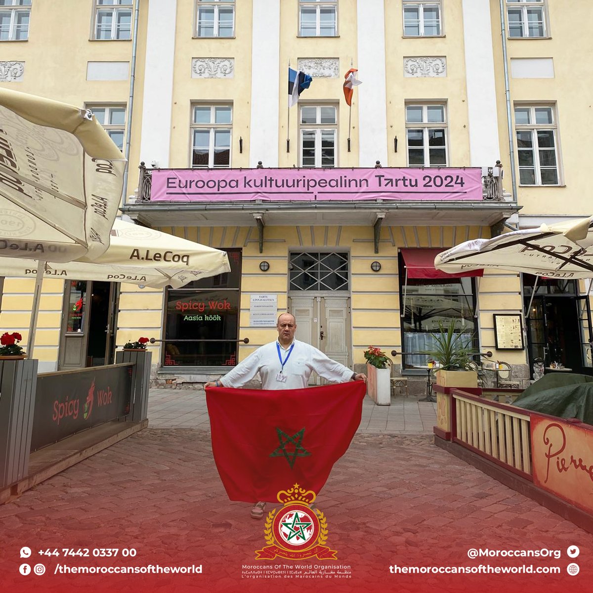 MoroccansOrg's tweet photo. مرحبا من مدينة تارتو الإيستونية 🇪🇪

Hello from Tartu - Estonia 🇪🇪

#المغرب #morocco #moroccans #moroccans_of_the_world_organisation #moroccanoftheworld #maroc #monaco #organisation https://t.co/vtJP7X0JSV