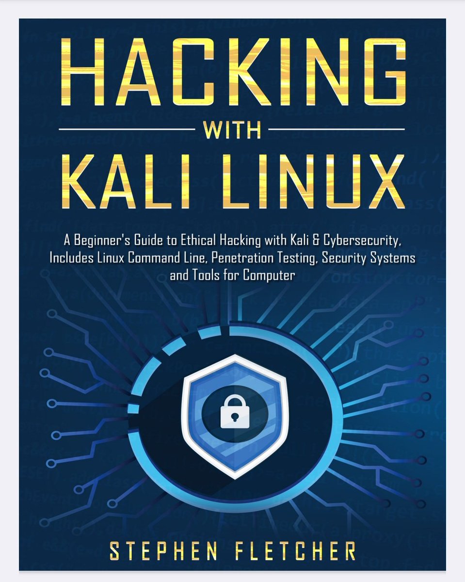 DIGITALEARN_1's tweet image. A Beginner's Guide to Ethical Hacking with Kali & Cybersecurity. Includes Linux Command Line. Penetration Testing. Security Systems and Tools for Computer. 
Download here: drive.google.com/file/d/14mpTyZ…