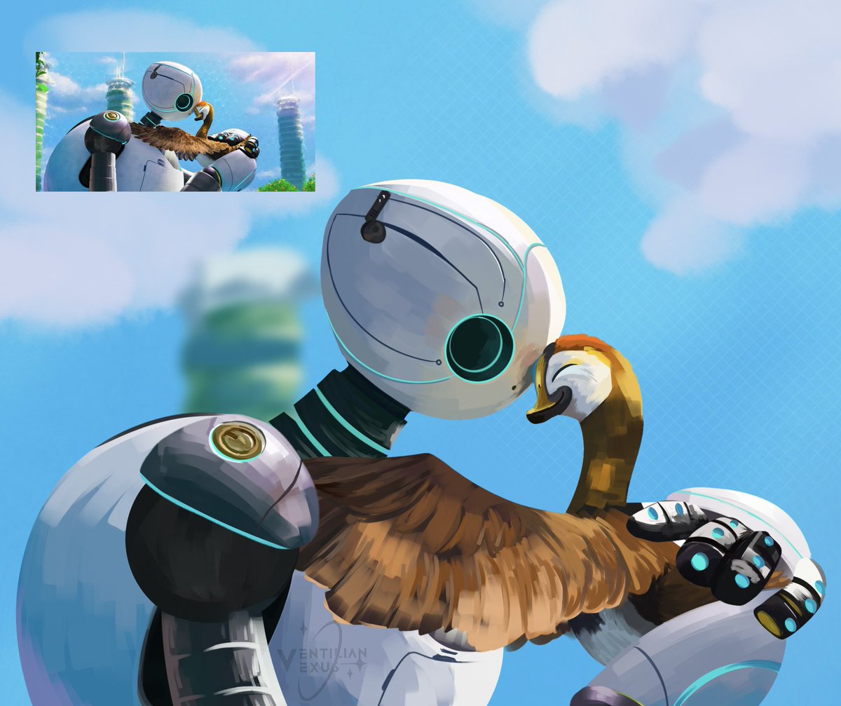 birds of a feather, we should stick together 🎶 

#TheWildRobot