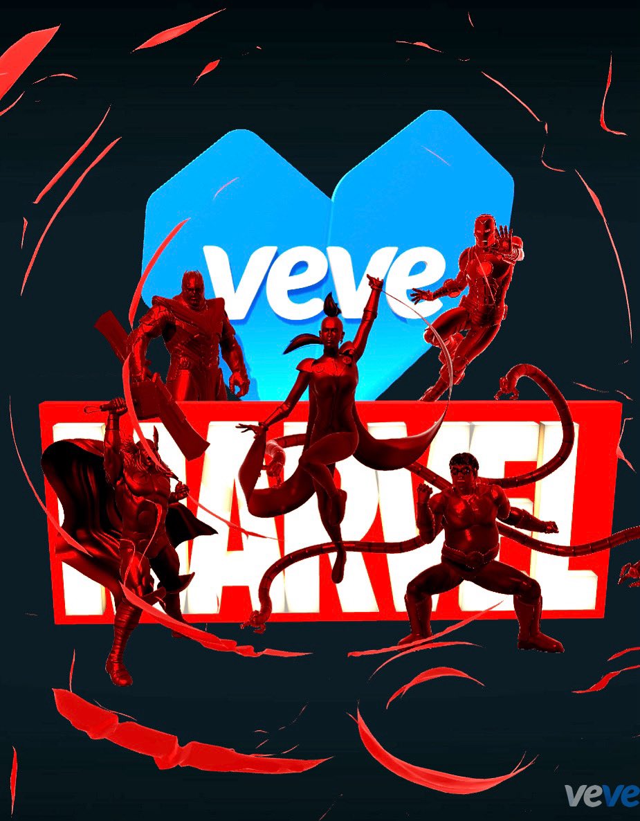 Marvel’s Metallic Red collection only on Veve Digital Collectibles