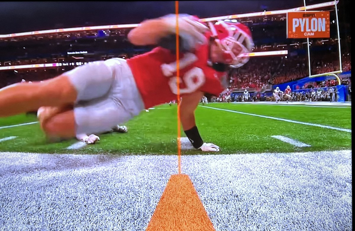 Seth Auer (@sethauer_) on Twitter photo Genuinely curious about how these plays are different… both players cross the line to gain before being down by contact.
Does the Texas player being out of bounds when Etienne lands on top of him affect the call? <a href="/SEC/">Southeastern Conference</a> <a href="/NCAA/">NCAA</a> would love to hear the rules expert break it down. Genuinely curious about how these plays are different… both players cross the line to gain before being down by contact.
Does the Texas player being out of bounds when Etienne lands on top of him affect the call? <a href="/SEC/">Southeastern Conference</a> <a href="/NCAA/">NCAA</a> would love to hear the rules expert break it down.