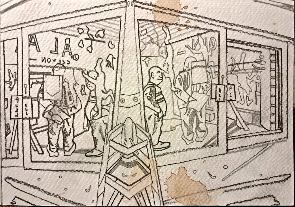 22peteroconnor's tweet photo. Coffee sketch
Wip
#mirrorart #morror #drawing #sketch #pencil https://t.co/qXFwebFRsP