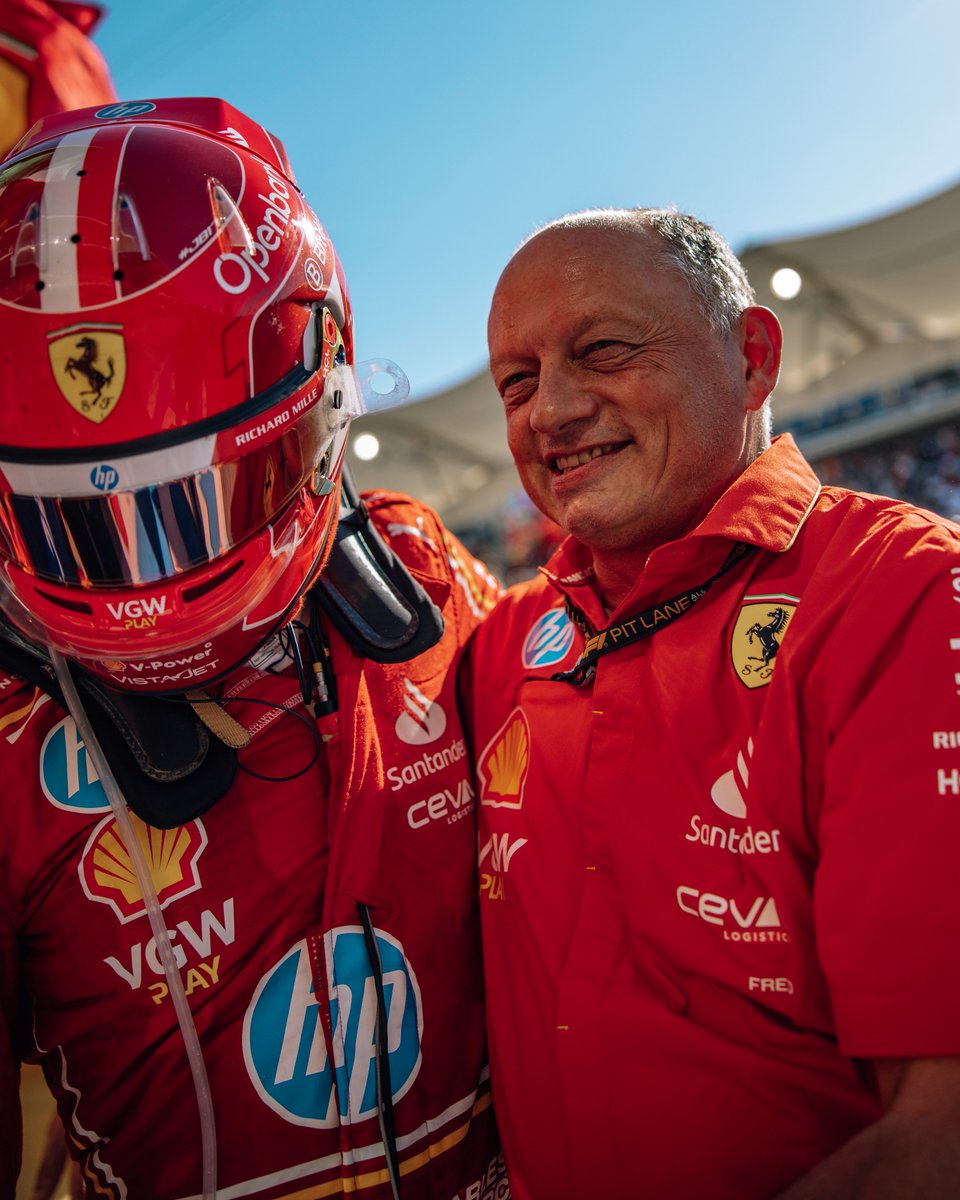 Race days don't get much better than this ❤️

#F1 #USGP <a href="/ScuderiaFerrari/">Scuderia Ferrari HP</a>