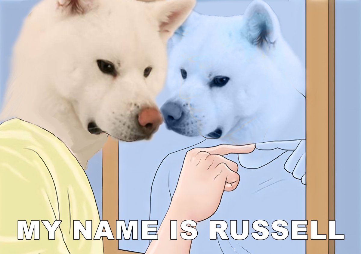 Russell tweet media