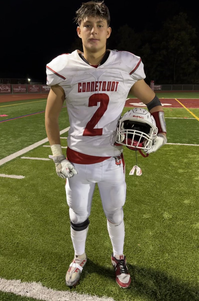 Connetquot Football (@connetquot_fb) on Twitter photo Defensive Player of the Game <a href="/CateraMike81525/">Mikey Catera</a> Catera had 7 tackles, 3 for a loss, & a big QB sack. He also made two big receptions that led to two first downs & was 4/4 on PAT, including both of his kicks in OT. Defensive Player of the Game <a href="/CateraMike81525/">Mikey Catera</a> Catera had 7 tackles, 3 for a loss, & a big QB sack. He also made two big receptions that led to two first downs & was 4/4 on PAT, including both of his kicks in OT.