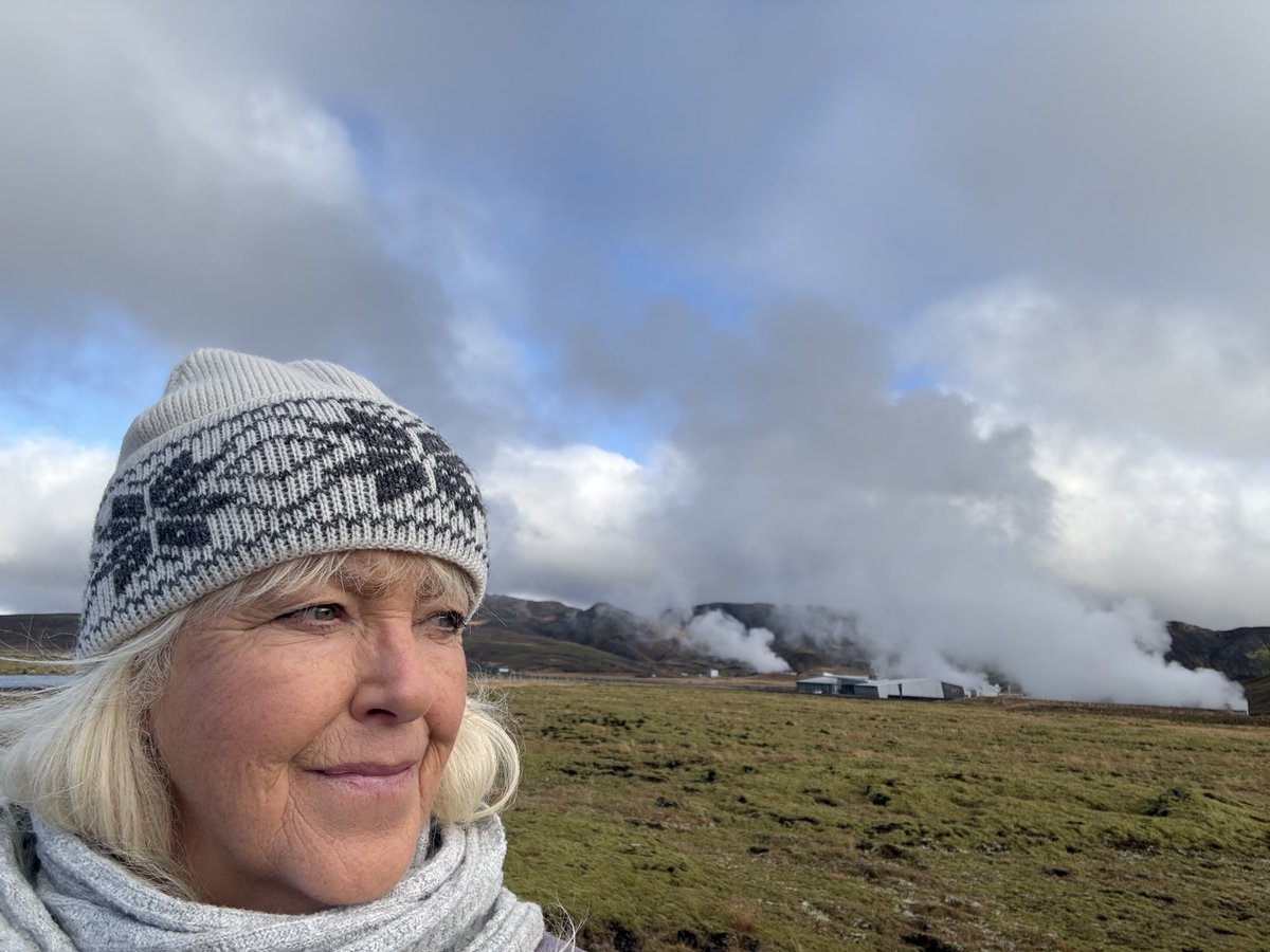 Hellisheiði Power Station is Iceland’s largest geothermal power plant &amp; heats most homes in Reykjavik. It’s owned by 5 councils who keep prices low. Young geologist guide with small city flat pays just £60 a month for heat, elec &amp; hot water. Model for renewables-rich Scotland.