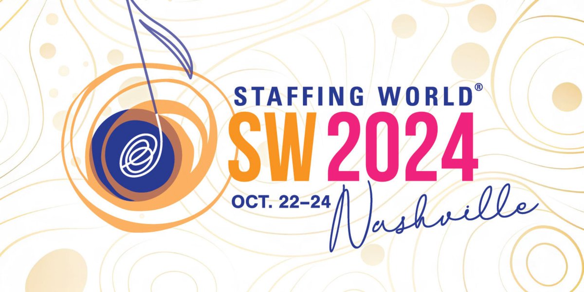 Our team is heading to Staffing World 2024 this week! We're thrilled to connect with fellow professionals, share insights, and explore the latest trends and innovations in the staffing industry.

📍 Don't forget to drop by booth 620 to learn more about our innovative solutions!