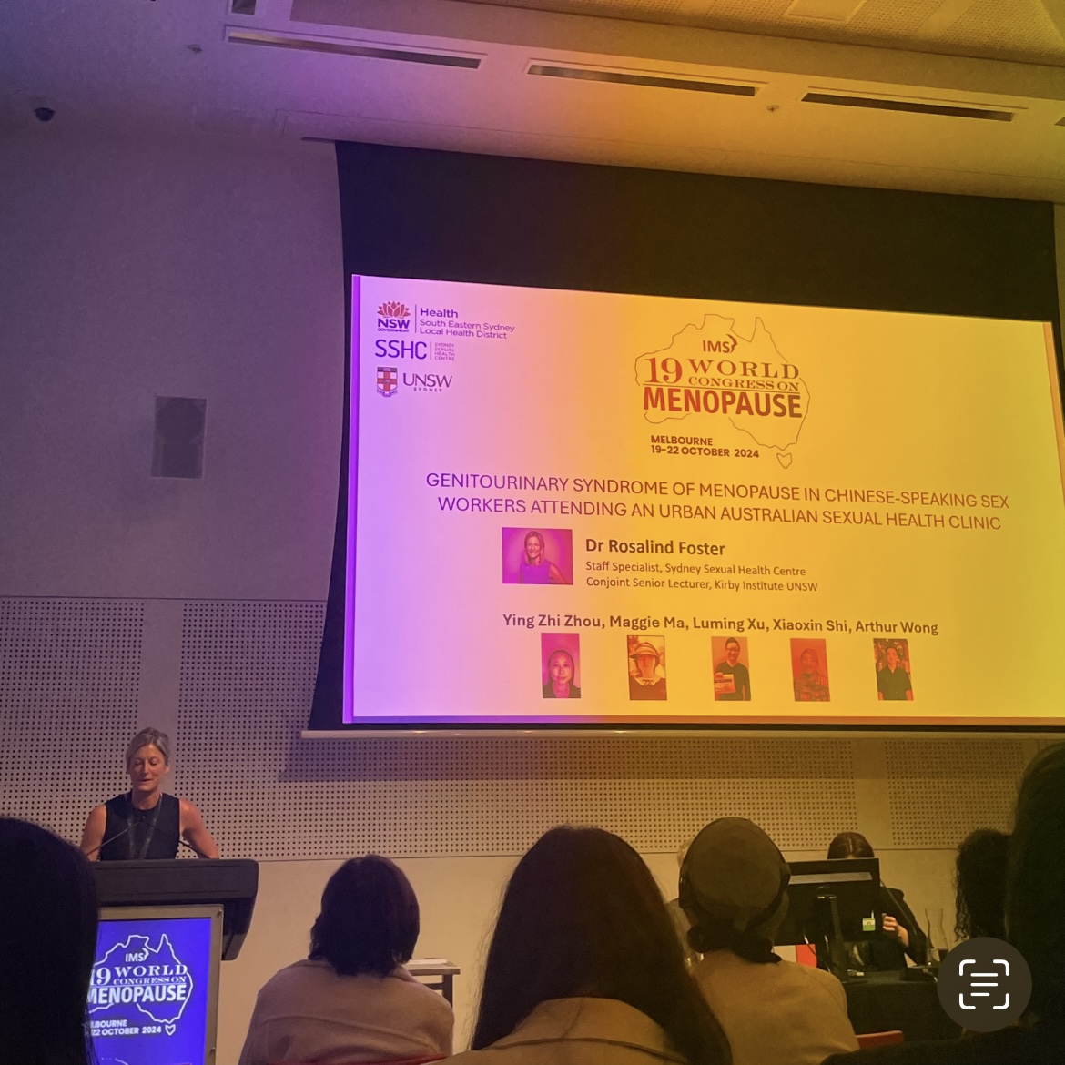 👀Check out some of the research presented at the International Menopause Congress in Melbourne over the weekend.

SSHC staff presented on menopause and sex work

#IMS2024 #Menopause #sexwork