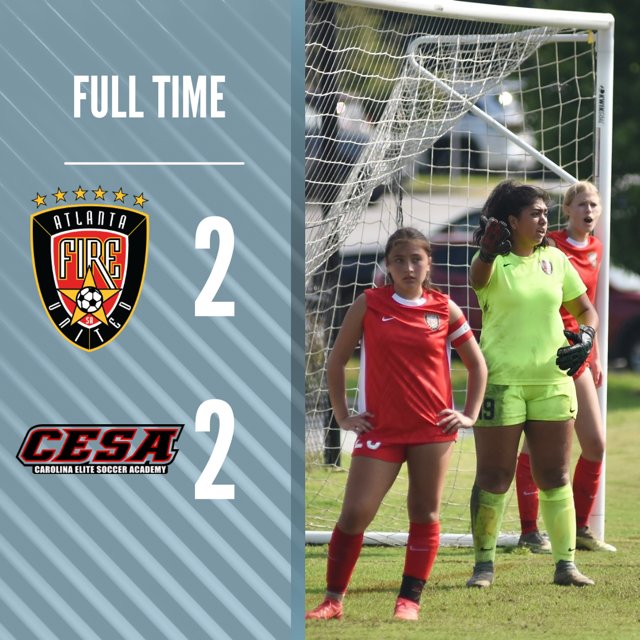 afu09gecnlr's tweet photo. Finished with a draw! What a great match up! #weareafu #LetsGoFire #ecnlgirls #girlssoccer
@atlantaunitedsa @ECNLgirls @ECNLSoutheast @ImYouthSoccer @DomMartelli https://t.co/uzusMSNhKP