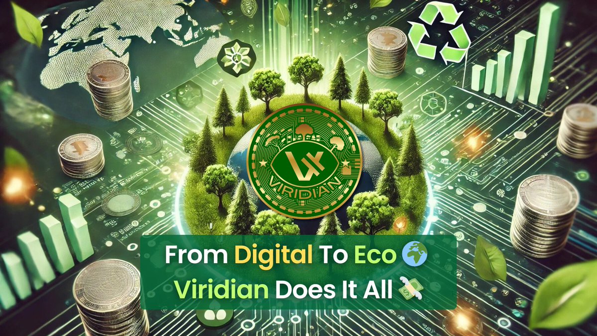 ViridianCoin's tweet image. 🚀 Meme coins to the moon? 

We’re aiming for a greener planet. 🌱🌍 

Stack Viridian, save trees, flex hard. 

#GreenMemes #ToTheTrees #EcoMoonMission