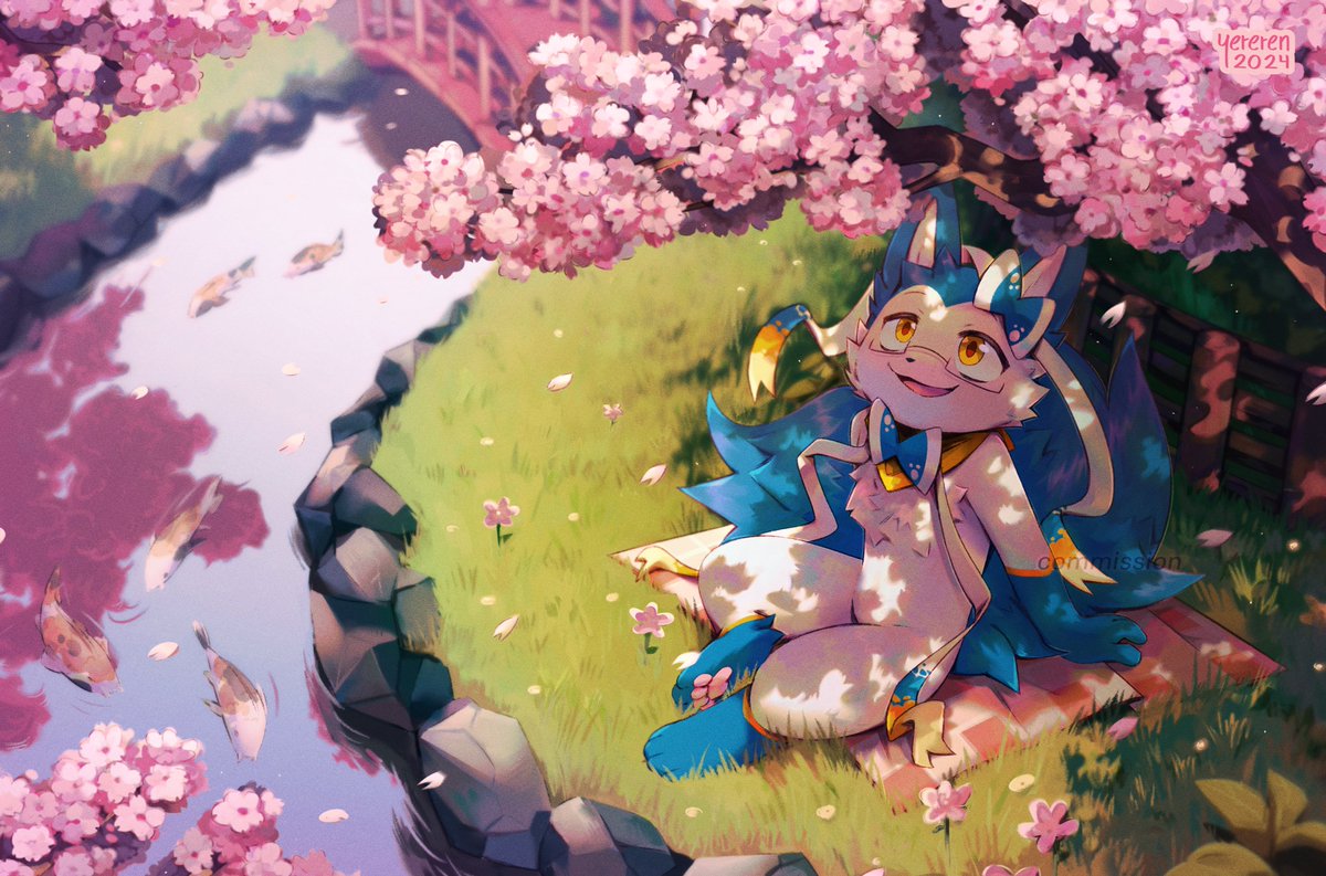 A quiet place 🌸
[ #pokemon #furryart ]
