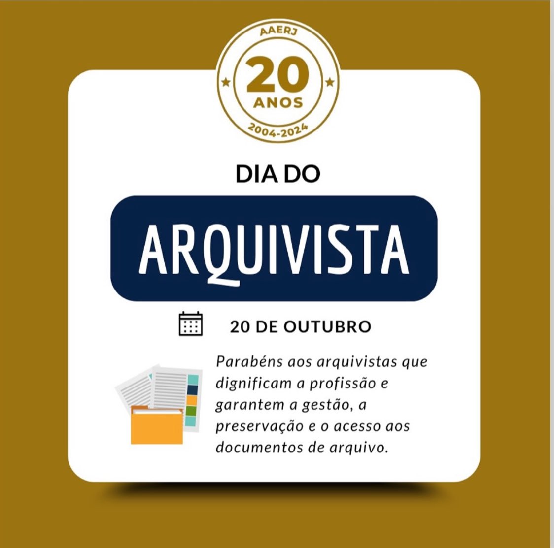 Salve nós, arquivistas e técnicos em arquivos. Venha fortalecer o movimento associativo. <a href="/FNARQ_Brasil/">FNArq</a>