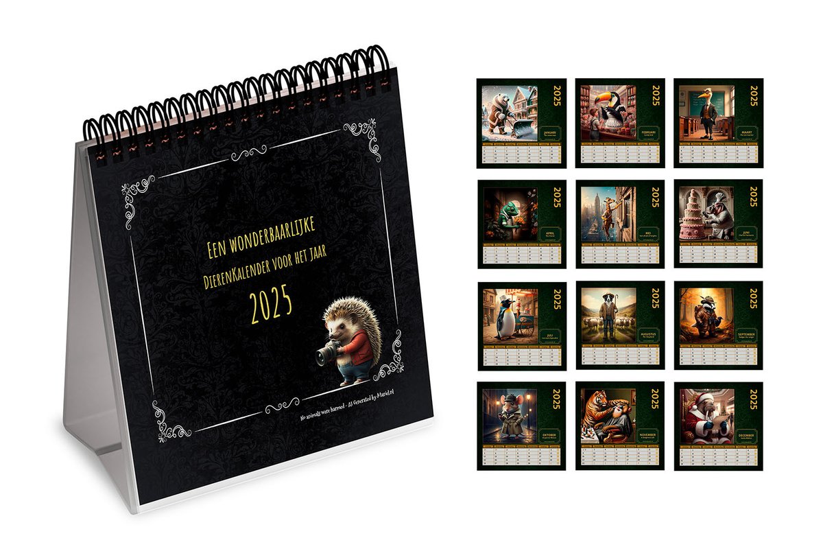 MariellaWassing's tweet photo. Tijdelijk verkrijgbaar: Mijn "Wonderbaarlijke dieren kalender 2025".
Cadeautip voor mensen die iets bijzonders willen geven. Zeker weten dat niemand anders het ook geeft? Alleen verkrijgbaar op https://t.co/bdHkmo0SBo  https://t.co/3W0VydVGbL https://t.co/1jSYO250gk