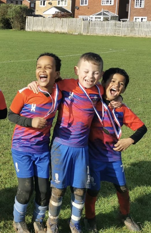 3 of our U8s enjoyed their cup win today🔥 #TusaaleFamily #Morethanjustfootbal