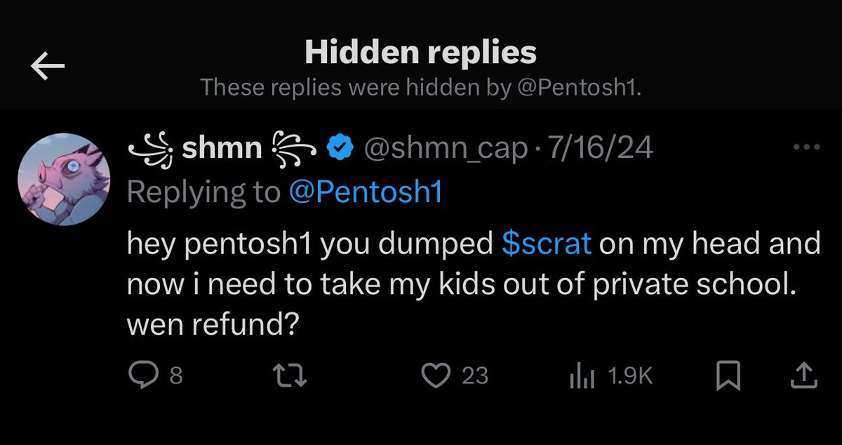 zachxbt's tweet image. How about this type of censorship you never addressed?