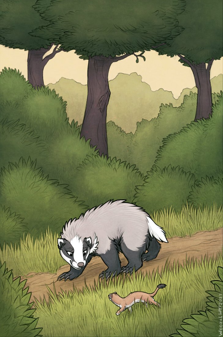 WoozyMutt's tweet photo. Hello! I am Woozel. 
I draw animals and have a comic, Bizarre Beasts: Land of Lonbark. 
Links to my comic are below!

https://t.co/fDIlAOPmR1

https://t.co/RlS3PmIn8E https://t.co/5VrgilLtNF
