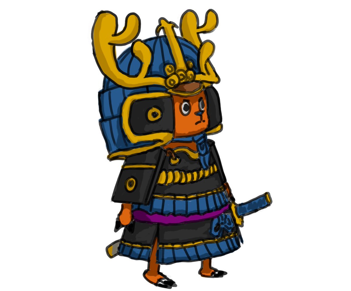 GyroIsLove's tweet image. #Choptober day 20 - samurai