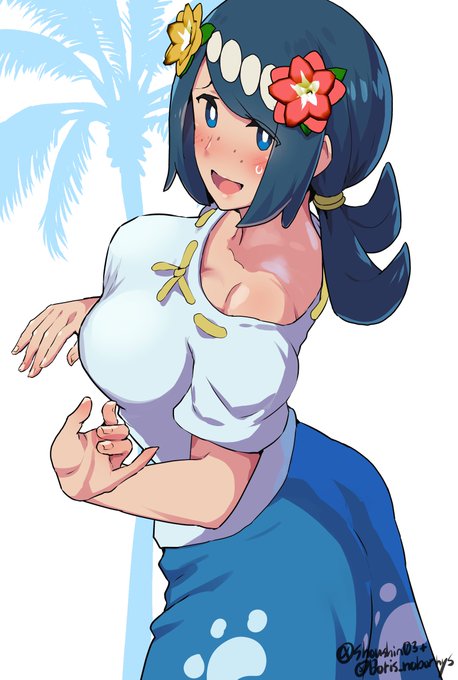 アローラの奥さん絵完成……したものから、ここで掲載できる内容に手直ししたもの 