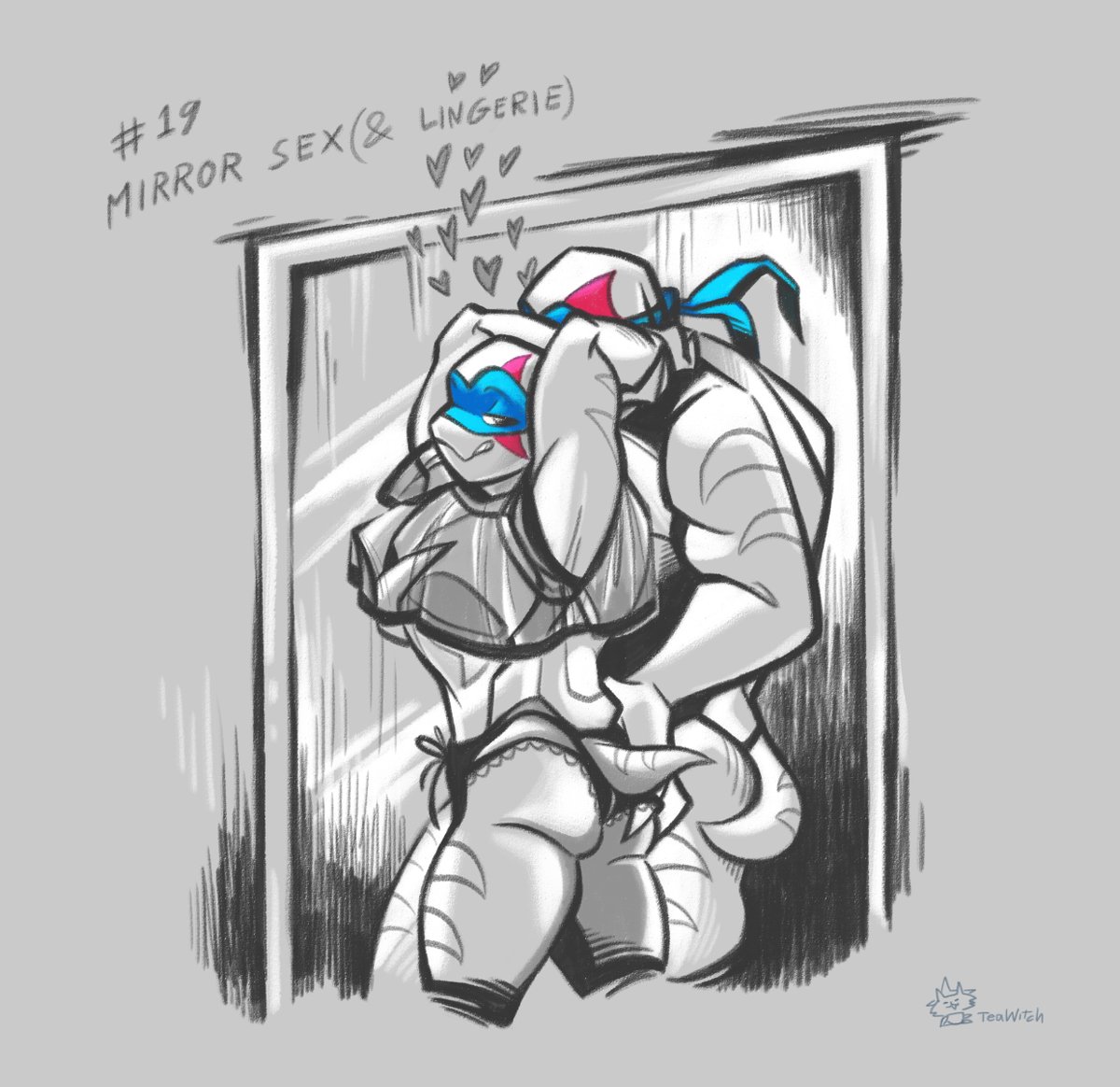 #TCEST #TCESTober2024 Day 19. Mirror sex 🪞

Mirror, mirror on the wall, who's the sluttiest of them all? ~ (psst it's Leo and he knows it very much 😌💙)