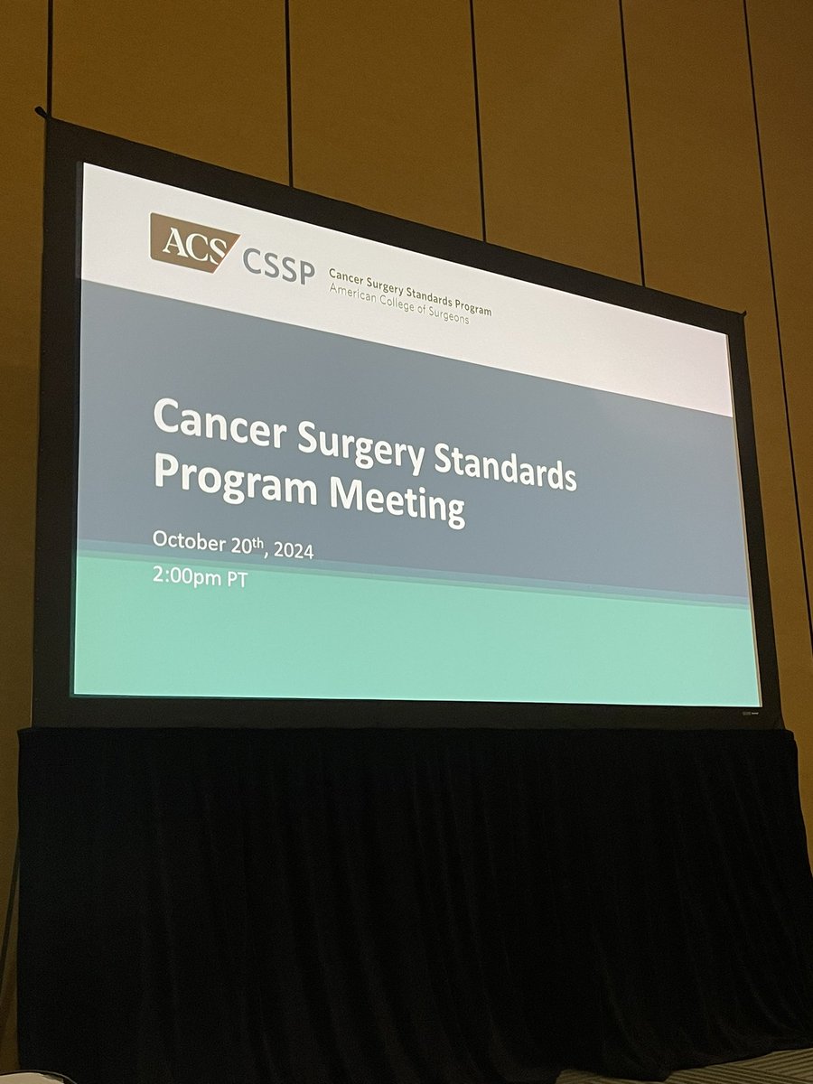 JackWSample's tweet photo. The annual in-person committee meeting for the Cancer Surgery Standards Program at #ACSCC24 #ACSCSSP #ACSCRP https://t.co/C15HQgBUif