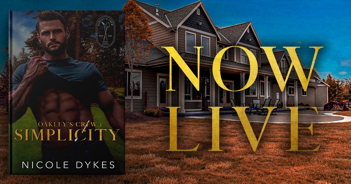 Pick up your copy of Simplicity by Nicole Dykes today! Don't miss out on this small town MM romance!

#OneClick: geni.us/sndevents

#MMRomance #SmallTown #StrangersToLovers #Opposites #CityBoy #CountryBoy <a href="/Chaotic_Creativ/">Chaotic Creatives</a>