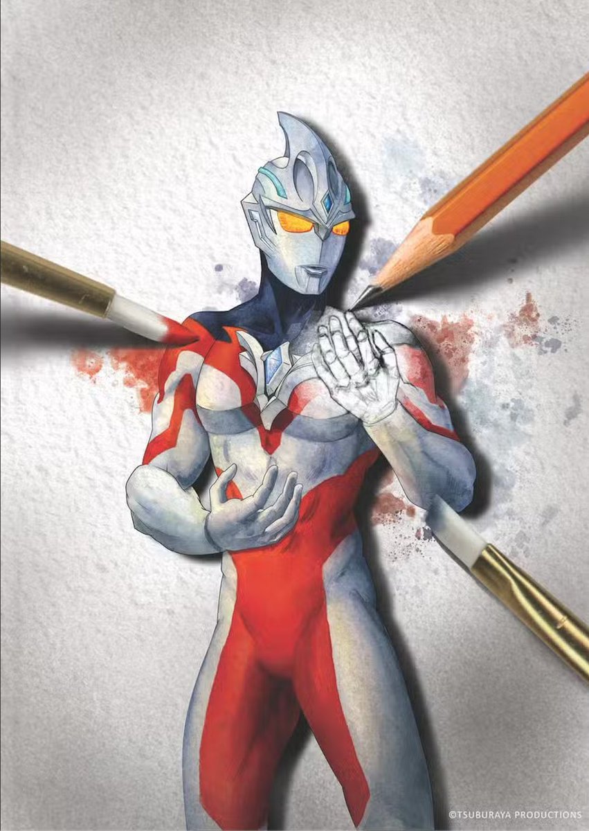 I was sitting eating ramen with friends when I got a phone call from Jeff that I can post this. So here’s the full card art I did for the Ultraman Card Game!