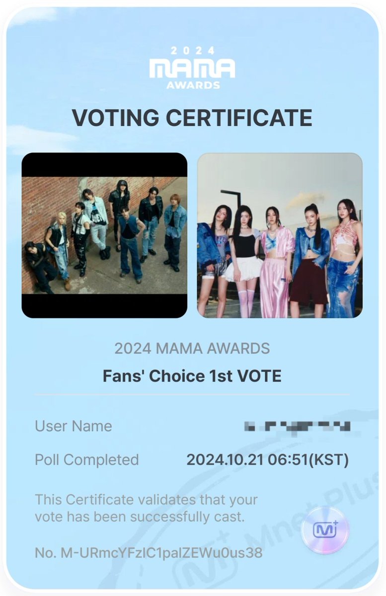 _doolsetnetw's tweet photo. ✅️✅️

We vote #StrayKids for #2024MAMAVOTE 
#2024MAMAAWARDS https://t.co/hksQriNs9p