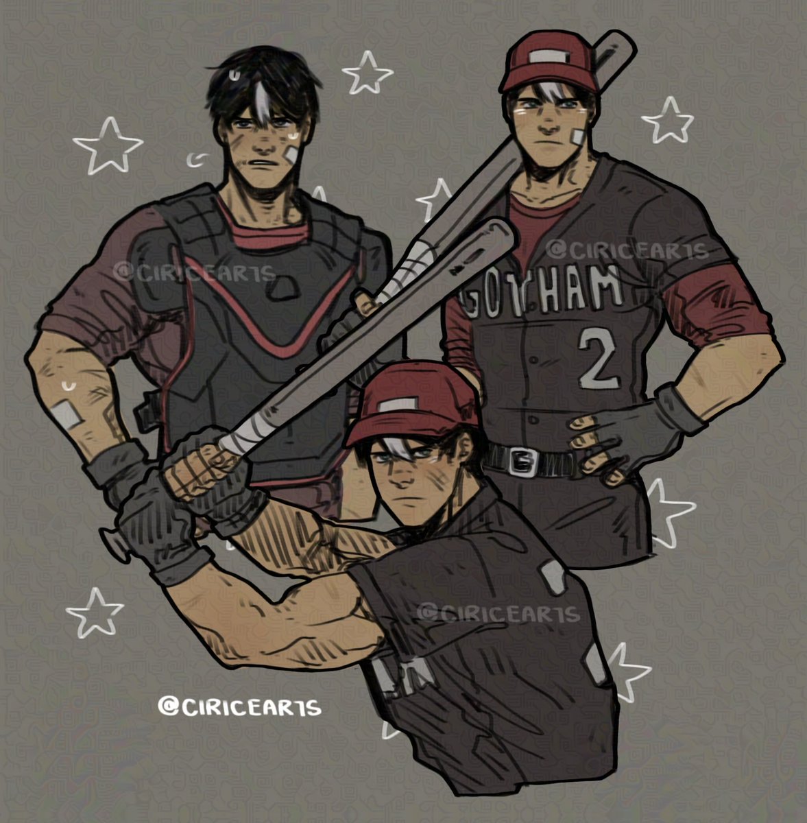ciricearts's tweet photo. baseball jasoon teheh #jasontodd #redhood https://t.co/NCV12PsXBs