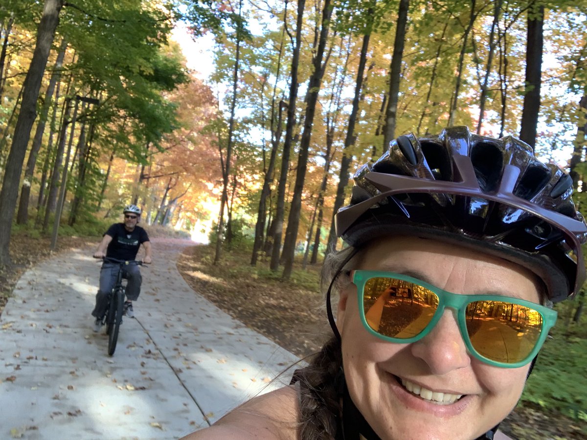 kle052789's tweet photo. Likely our last ride of the season? So happy to get out. #fallriding #puremichigan #optoutside https://t.co/T5Zo1yWAbc