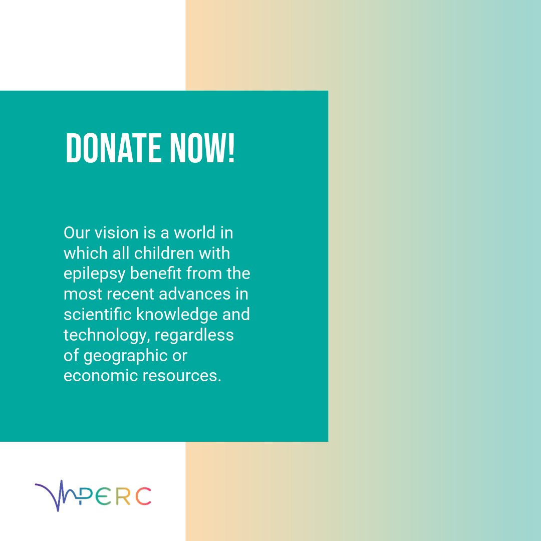 Your donation to PERC will help us reach our $50,000 goal. Every gift matters! Give now at:

perc-epilepsy.org/donate