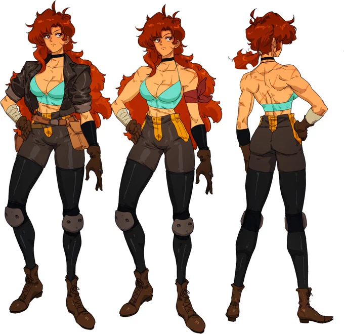 Space Maria 2019 &amp; 2024(There's actually a timeskip in the story showcasing Maria and Pi at different ages/stages of their story archs)Image 3 was a concept sketch I made when I was first exploring the idea of their backstory and current ages. and I have been 