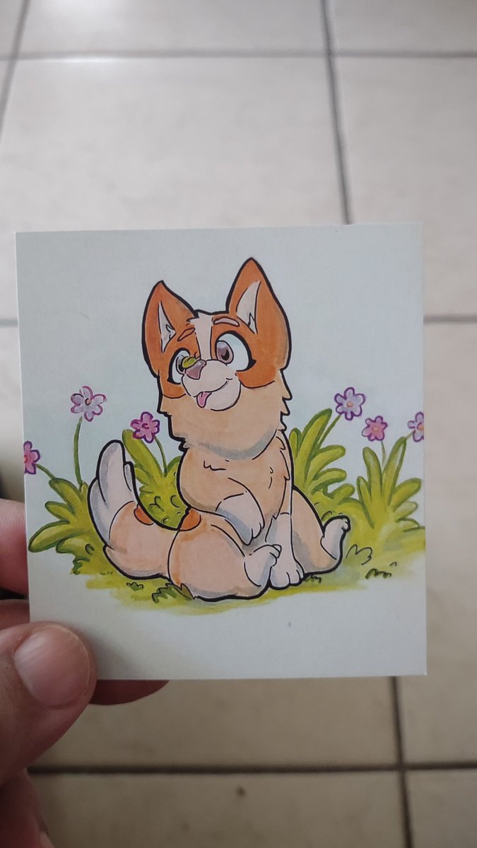 TheGorySaint's tweet photo. Look at this cute card i got from @SakiToons ! https://t.co/bwtHKTehl4
