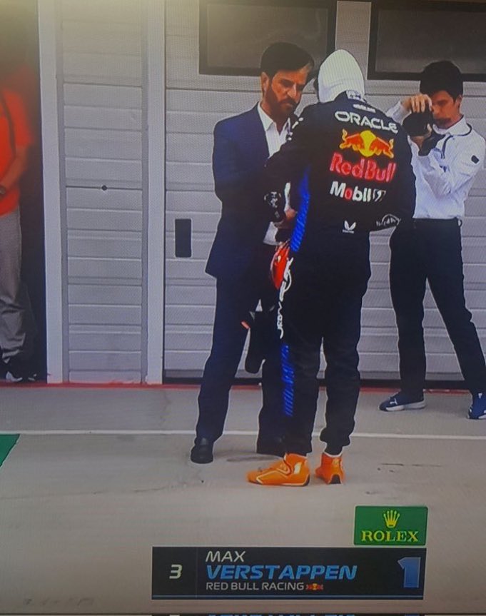 Rare picture of Max Verstappen and his teammate