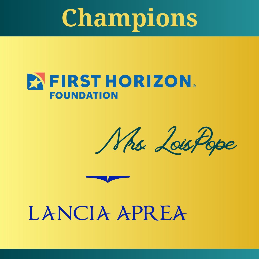 FamiliesFirstPB's tweet photo. A huge THANK YOU to our amazing Champion Sponsors for their generous support of our 18th Annual Children's Day Luncheon!
Together, we're helping to build stronger communities and brighter futures. @loispope1 @LanciaAprea @FirstHorizonBnk
#FamiliesFirstPBC #StrongInEveryWay https://t.co/S6eYNYOpuq