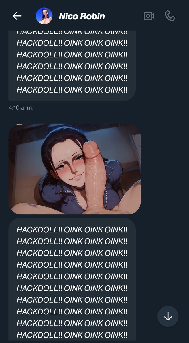Hackdoll_Maker's tweet photo. ㅤㅤ
Mientras tanto, a revisar las solicitudes de mis DM, tengo muchas aún sin leer 🥱

Muestra recortada, las cerdas de hoy día ruegan demasiado para un solo post.

ㅤㅤㅤㅤㅤㅤ [  🔁+ ❤️ ]

ㅤㅤ https://t.co/iMV0LguoI4