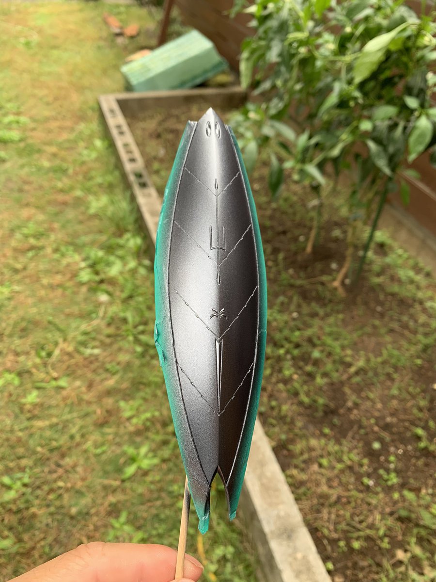 taketamo072410's tweet image. おはようございます
土曜日　仕事すると
日曜日の休みがあっという間におわり
もう仕事か〜と思う月曜日の朝☀️
昨日はドボンしたベイルの下地塗装をしていました
今度は大丈夫そう🙆‍♂️

#SR3
 #日田hic
#天プラ
 #ガンプラジオ