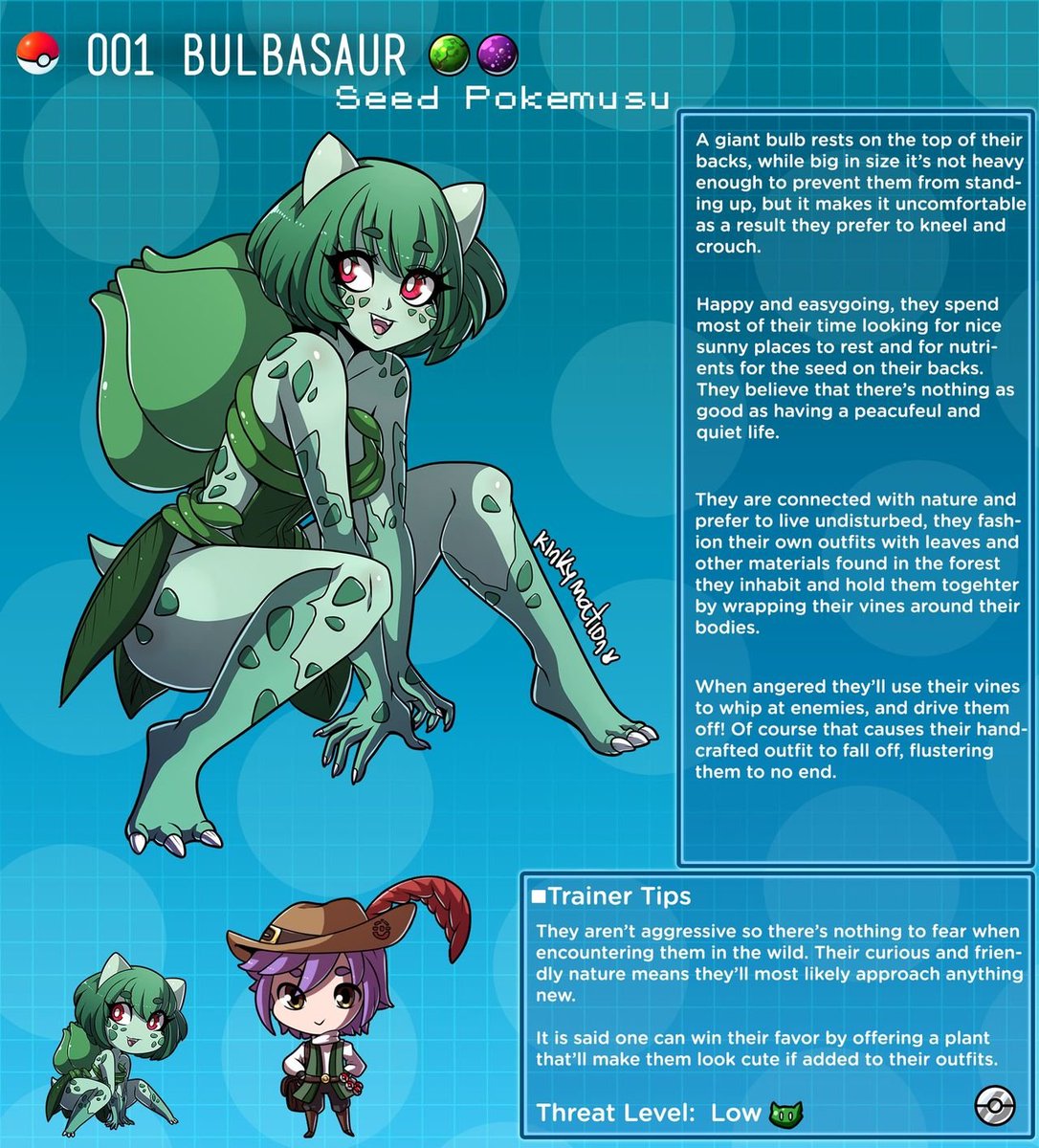 irisbiblioH's tweet photo. Pokémon 001 bulbasaur
part 1/2
artist: @kinkymation
#hentai #nsfw  #pokemon #monstergirl #bulbasaur #bulbizarre https://t.co/FU5uRwOqjo