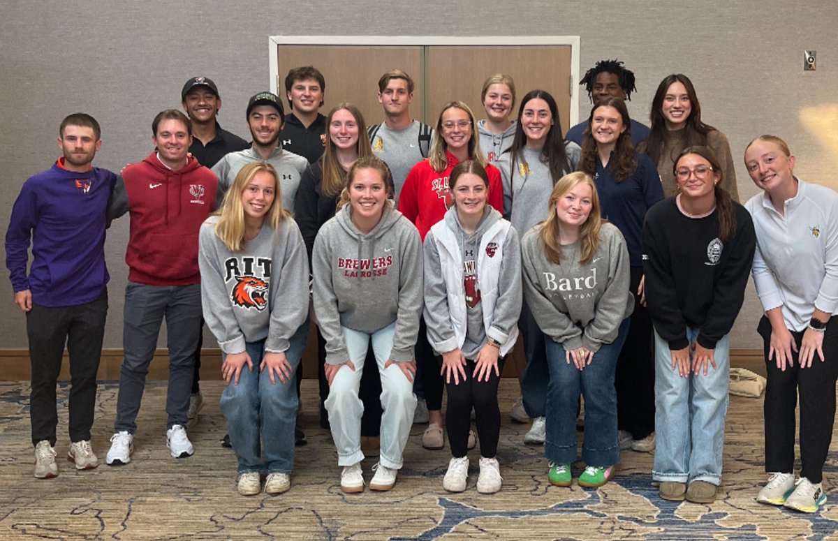 Shoutout to our SAAC members who made the trip to Utica and took time out of a Sunday to join us for the annual Liberty League Fall SAAC meeting!!