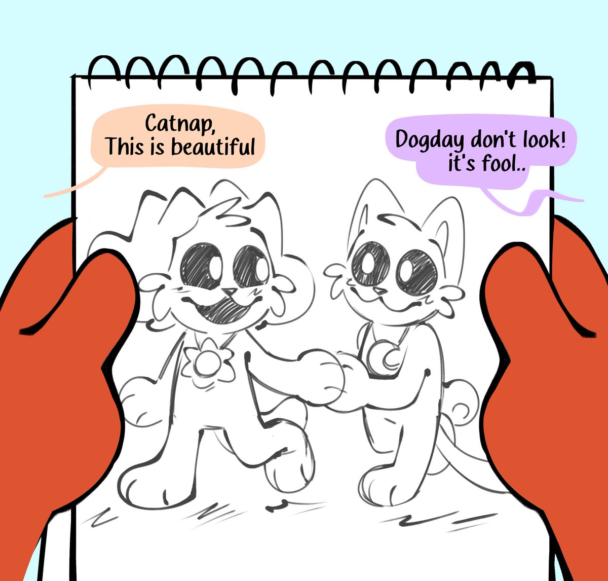 Catnap's drawing 
#SmilingCritters #PoppyPlaytime