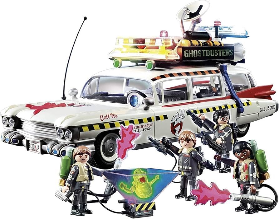 The new #Hasbro #Ghostbusters Ecto-1 looks amazing, but I have to say I’m perfectly happy with the Playmobil ones made over the last several years - they were both outstanding. 👻