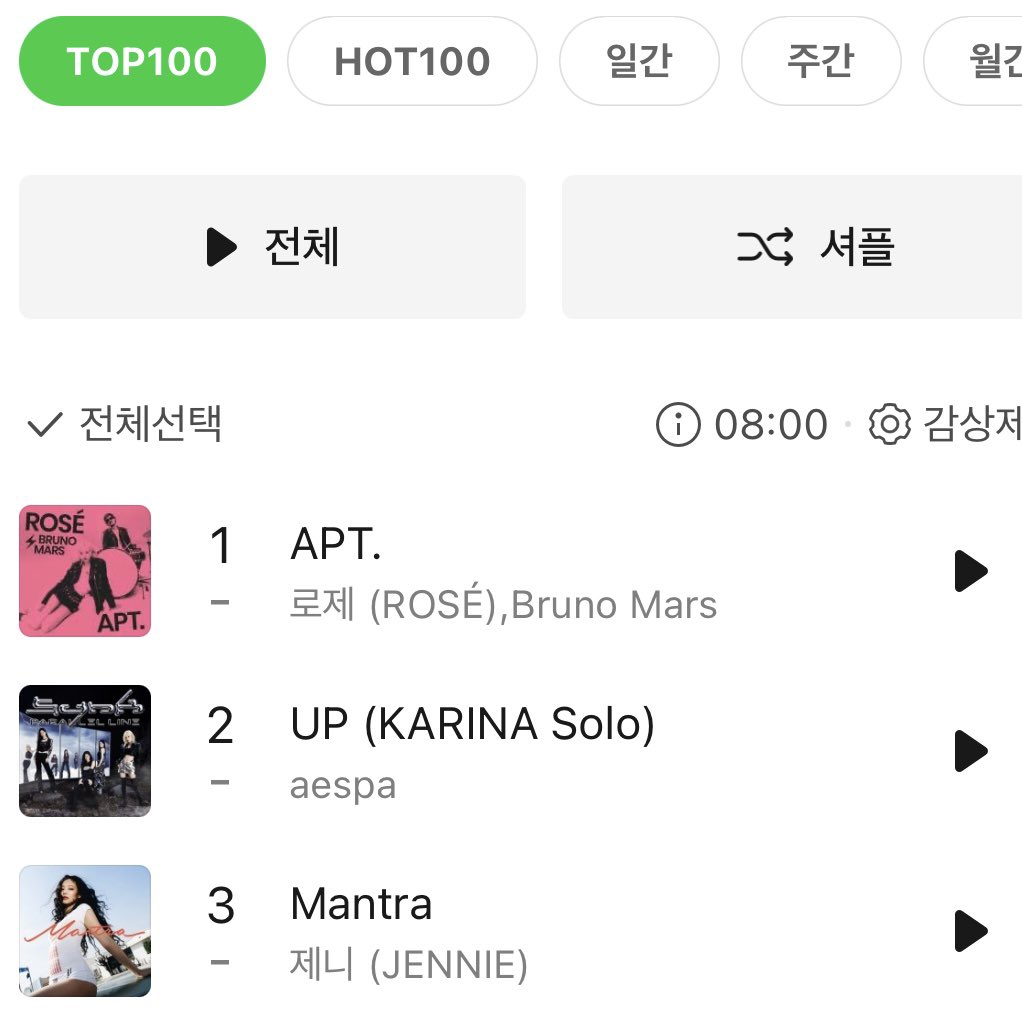 "JENNIE's "Mantra" Climbs To Top 3 On MelOn TOP100 Don't Miss Out