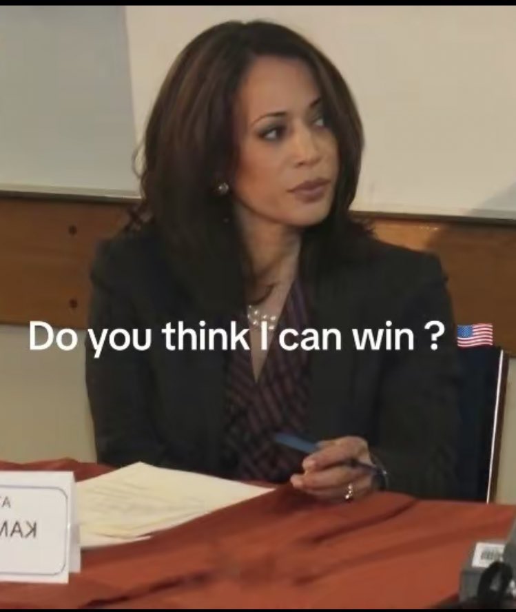 What is your honest opinion? Do you think that Kamala Harris can win?  Yes 👍 or  No?👎
