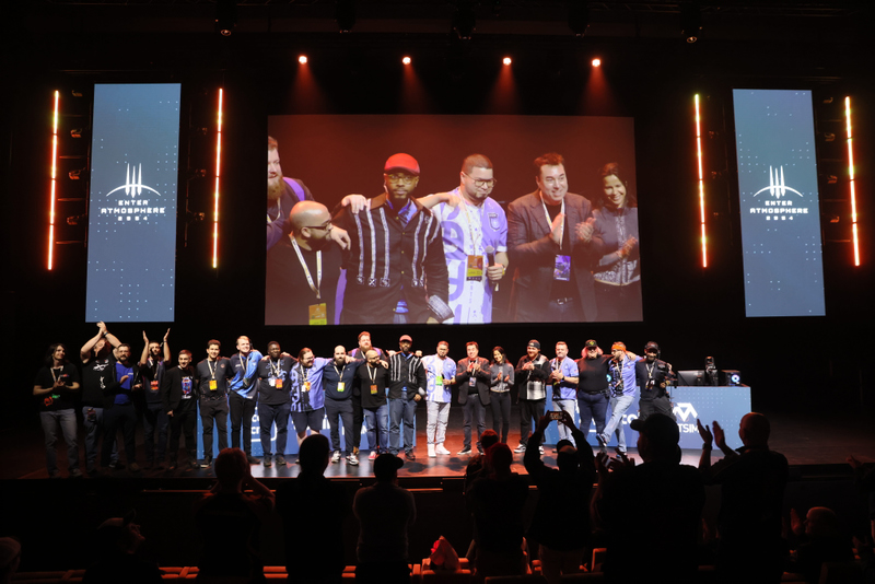 ATMOesports's tweet photo. We want to thank the amazing ATMO staff who helped put #ENTERAtmosphere together.

Also our incredible friends and partners at @tobiigaming, @iconcitycom, @MNSTRTECH and @CloudImperium

THANK YOU for an incredible evening https://t.co/EutGsHGnYC