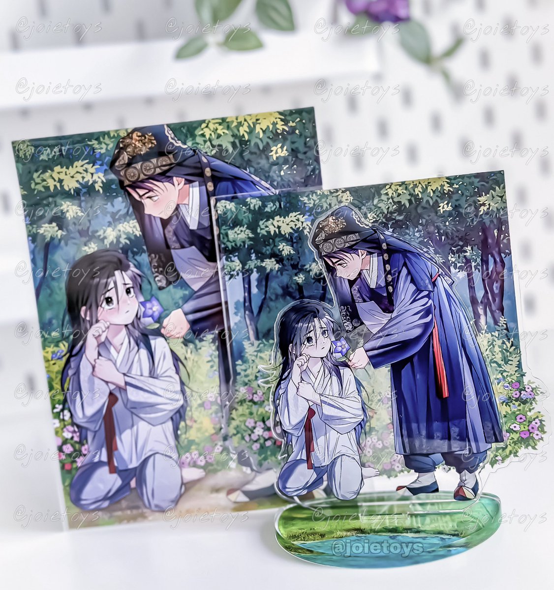joietoys's tweet image. When fomo got you 🙂‍↕️ Last minute purchase because the wedding photocard is too beautiful, and the adult acrylic would go so well with their kids version. #dawnofthedragon @mofun_collabo2 #mofun
