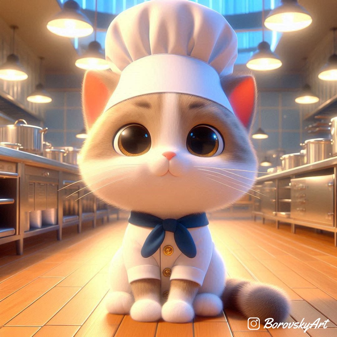 BorovskyArt's tweet photo. Each of us has a little chef within.πΈβ¨οΈ
International Chef Day is on October 20th. π
The day celebrates chefs and spreads awareness about eating healthy.Β π¨βπ³π©βπ³π
#chefday #sunday #chief #october20 #ai #aiart #kitty #cat #catoftheday #goodvibes #catovers #healthy #diet https://t.co/oi5PfA3Py7