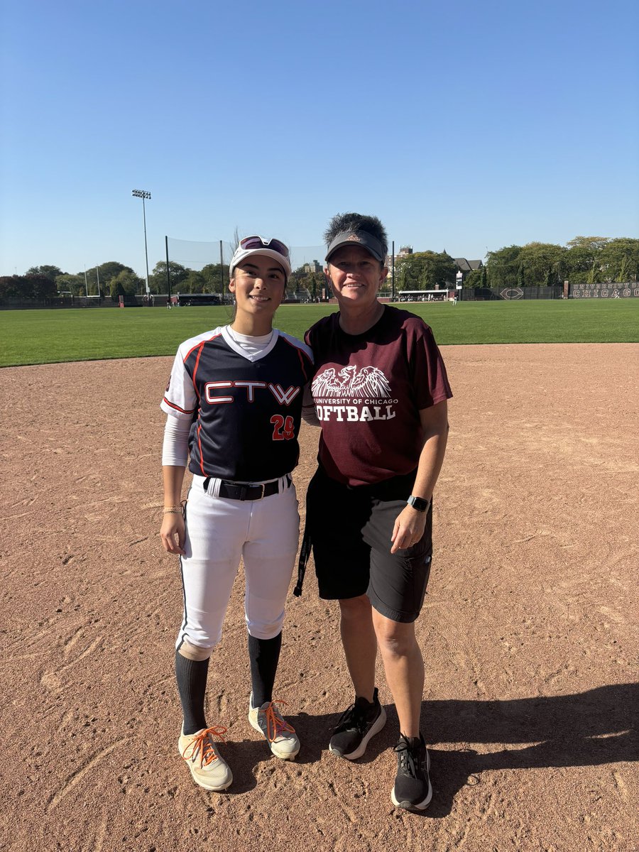 I attended the Uchicago camp this past weekend. I had so much fun with the outfield and base running drills. Thank you so much <a href="/ChicagoSoftball/">Ruth Kmak</a>!