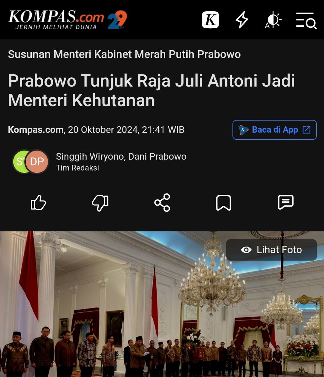 Jejak digital <a href="/RajaJuliAntoni/">Raja Juli Antoni, MA., Ph.D.</a>, hati2 ya pak <a href="/prabowo/">Prabowo Subianto</a>, ybs sejatinya sealiran dengan fufufafa 😴